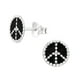 thumbnail image 1 of Aros Plata 925 De La Paz Con Epoxi Con Acabado Brillante, 1 of 2