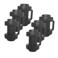 Magideal - Cubierta De Cama Elástica, Tapas De Poste, Piezas De Repuesto De Poste De Cama Elástica, Sombrero Duro De Repuesto Para Cama Elástica Para Exteriores, 6 Piezas