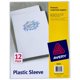 thumbnail image 1 of Fundas para documentos Avery de plástico con capacidad para 20 hojas, 12 transparentes, 1 of 7
