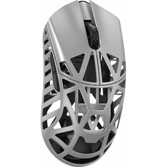 Ratón para juegos SMACKAPE WLMOUSE Beast X Pro Ultraligero 39 g Plateado