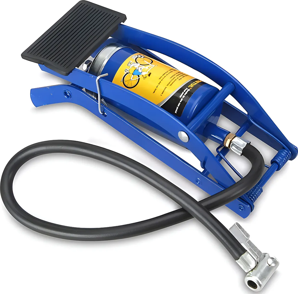 Genérico - Inflador De Pie Con Picos Para Bicicletas Pelotas Truper
