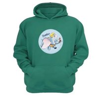 Genérico - Polerón Canguro Elefante Dibujos Animados Verde Aguamarina Talla Xs Unisex