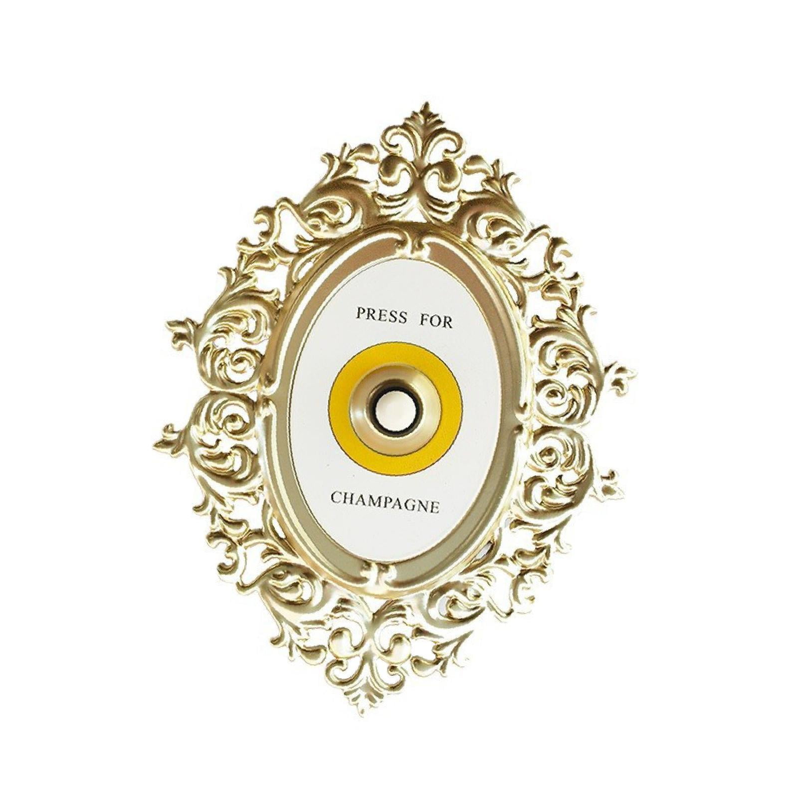 Magideal - Ornamentación De Campanas Creativas, Oro De Champán, Campana De Puerta, Regalo De Inauguración Realista, Decoración De Escritorio Para Granja, Armario