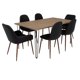 thumbnail image 4 of Juego De Comedor 4 Sillas Miel - Negro, 4 of 8