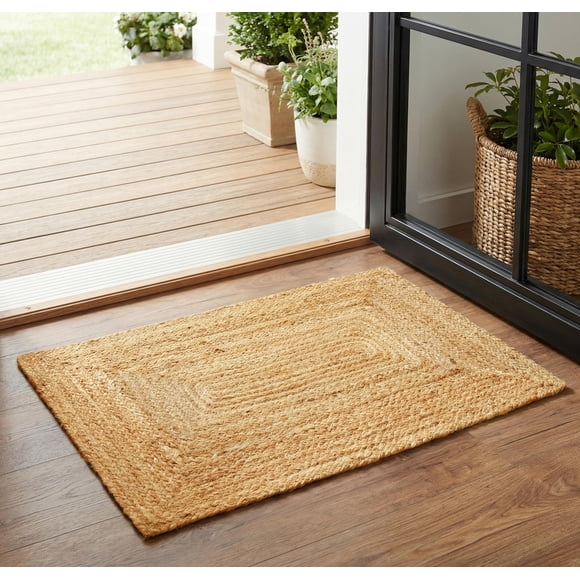 ALFOMBRA THE BEER VALLEY 61 cm x 91 cm de Juta Trenzada