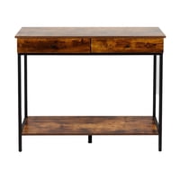 Pandalino - Arrimo Betania 2 Cajones | Madera Natural | Diseño Compacto Cafe