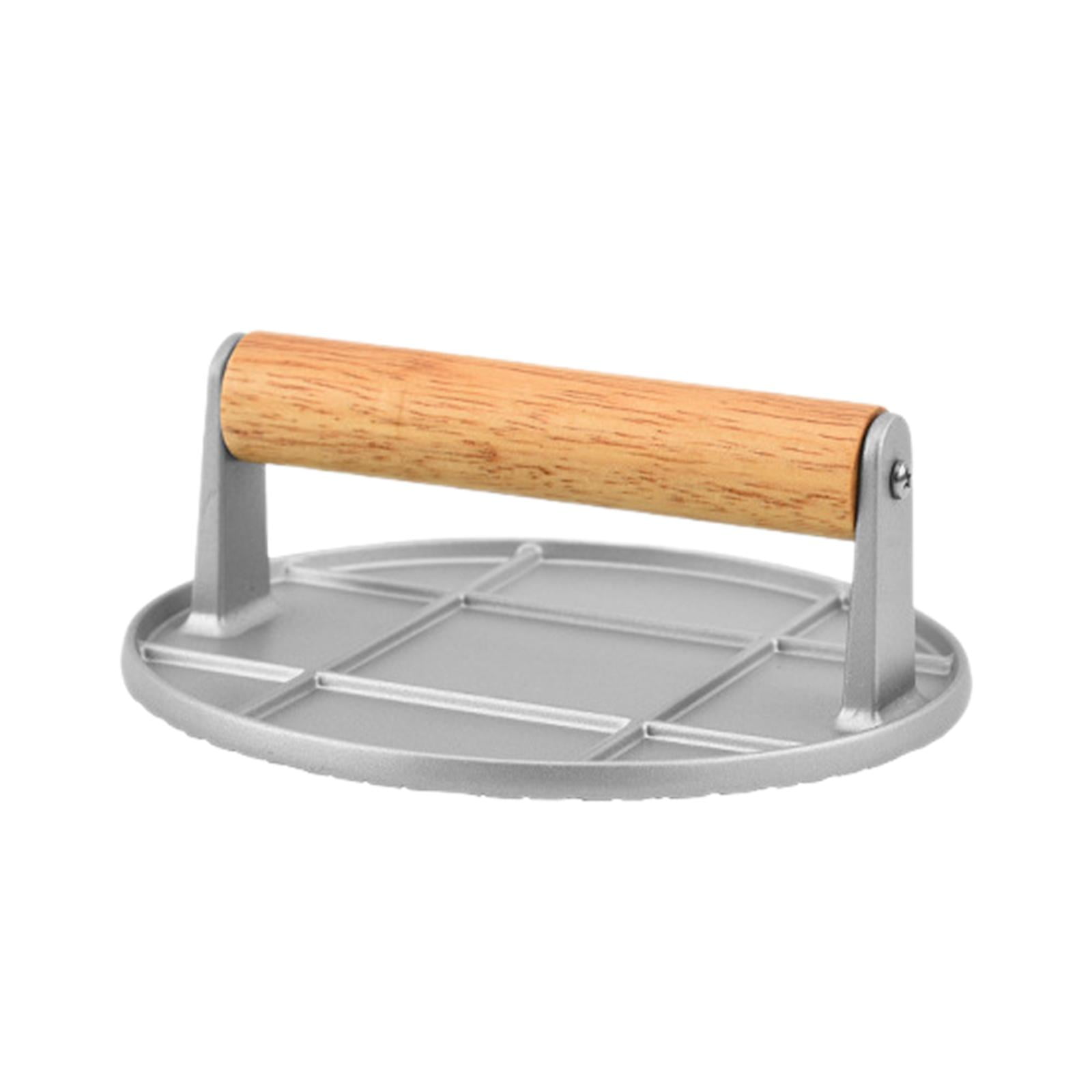 Magideal - Prensa Para Hamburguesas, Prensa Para Hamburguesas, Herramienta Para Barbacoa De Aleación De Aluminio, Prensa Para Carne, Aplanador Para Parrilla Para Redondo