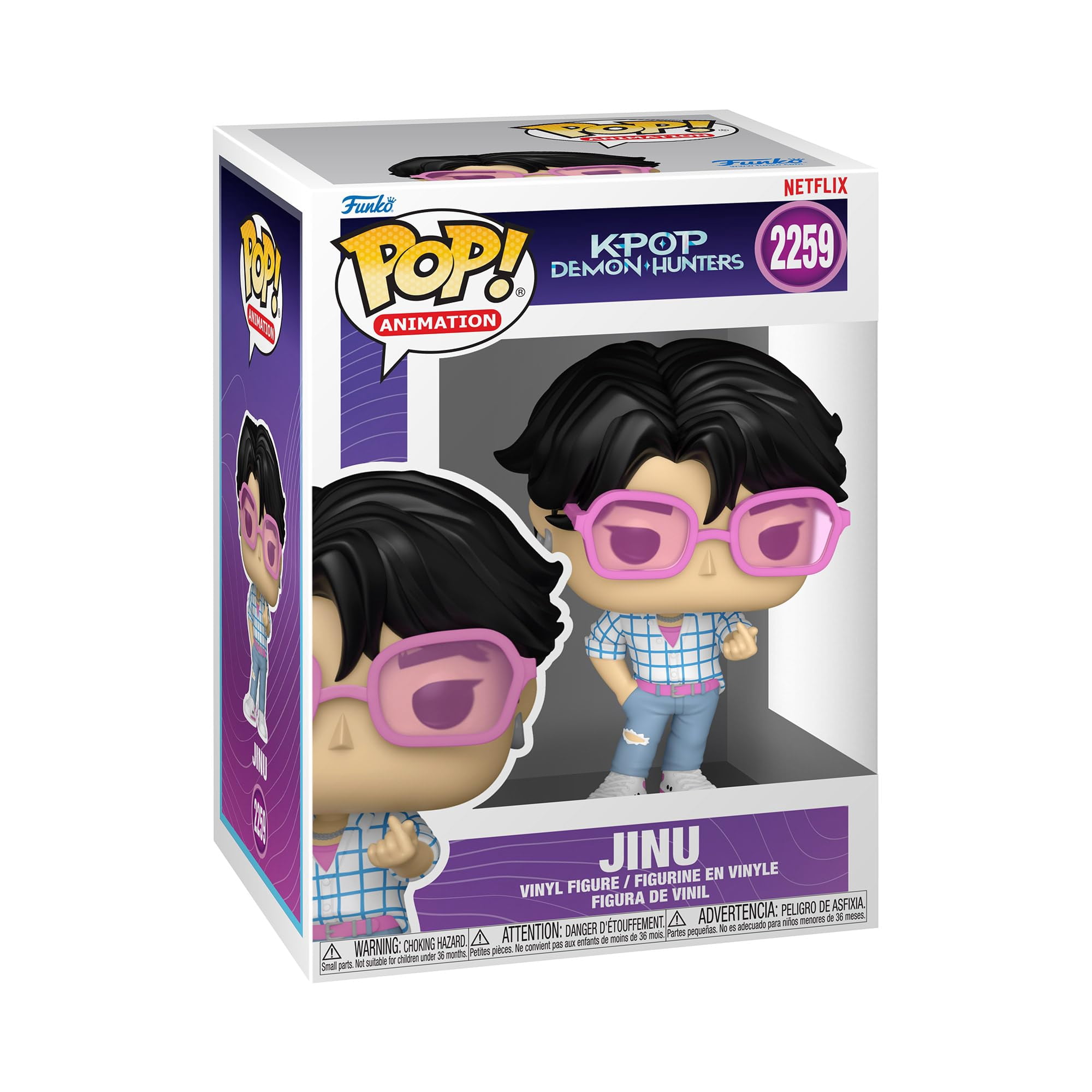 Figura De Vinilo Funko Pop Jinu Kpop Demon Hunters 9,5 Cm