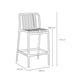 thumbnail image 2 of Piso Taburete Silla alta bar cocina Magnus 65cm Gris, 2 of 6