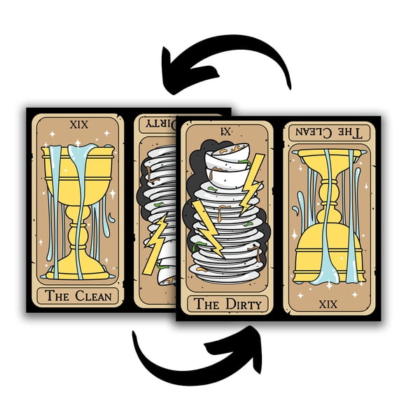 Imán para lavavajillas Bazaar Encounters de 3 pulgadas estilo Tarot