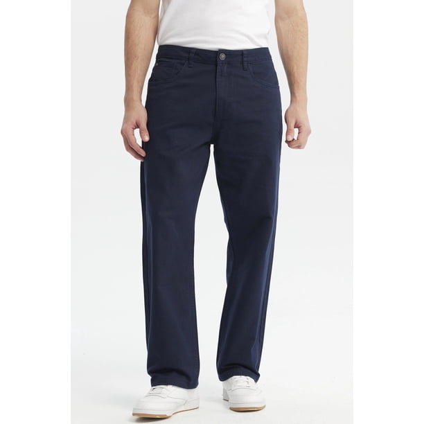Jeans Hombre 650 Color Calce Recto Azul Marino