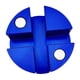 thumbnail image 5 of Protector De Riel De Marco Profesional Resistente Con Almohadilla De Gato Ranurada Magnética Universal Azul, 5 of 5