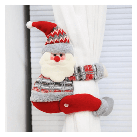 Oem - Muñeco Adorno De Navidad Tapador De Cortina Santa