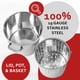 thumbnail image 3 of Olla de gran capacidad Concord Cookware 36 cuartos (34 L) de acero inoxidable, 3 of 6