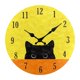 thumbnail image 4 of Reloj De Pared Divertido Con Dise?o De Gato, Reloj De Pared Rústico Y Silencioso Para Interior, Dormitorio, Sala De Estar, Estilo D, 4 of 5