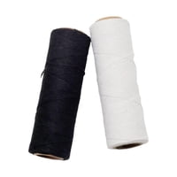 Bothyi - 2 Uds Hilo De Urdimbre De Telar Hilo De Urdimbre Blanco Y Negro Para Manta De Alfombra