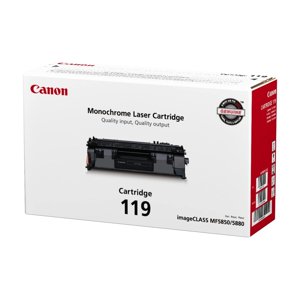 Cartucho De Tóner Canon Genuine 119 Negro (3479B001), Paquete De 1