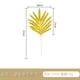thumbnail image 1 of Hojas De Sauce Artificiales Suxumhao Dorado 30 Pzas, 1 of 1