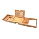 thumbnail image 4 of Bandeja Caddy Para Bañera De Bambú Premium Ajustable 29.53''~42.91'' Regalo Único Madera, 4 of 5