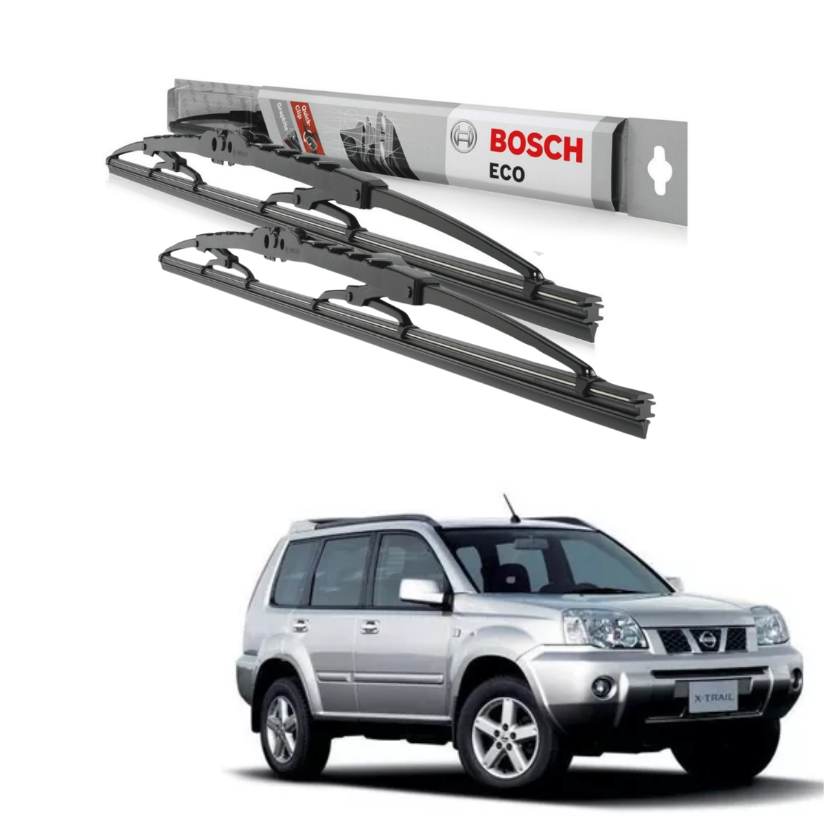 Plumillas Bosch Eco Para Nissan Xtrail 2002-2007