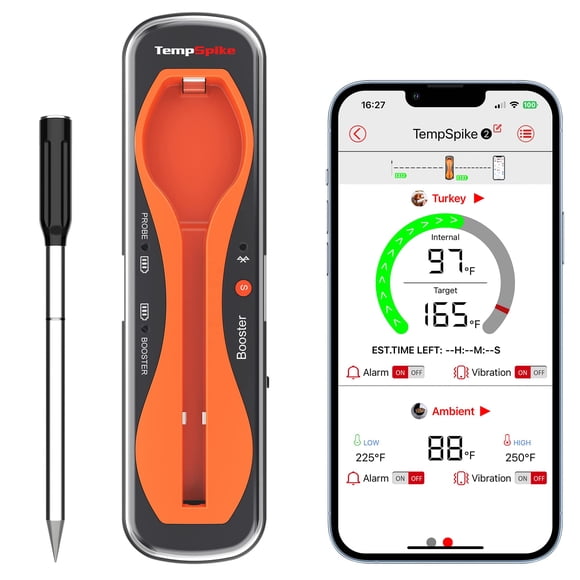 Termómetro inalámbrico para carne ThermoPro TempSpike 500 pies Bluetooth