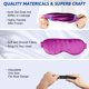 thumbnail image 5 of Mascarilla refrescante FACEMOON, hielo reutilizable para ojos hinchados, color morado, 5 of 6