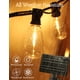 thumbnail image 3 of Luces solares de guirnalda GHUSTAR 30 m, panel solar de 3,5 W y control remoto, 3 of 6
