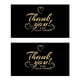 thumbnail image 1 of 100 tarjetas de agradecimiento en dorado negro por apoyar mi pequeña empresa, tarjetas de agradecimiento, 2 x 3,5 pulgadas, 1 of 5