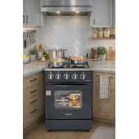 Vitelio - Cocina Gas Licuado / Gas Natural 4 Quemadores Color Negro