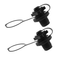 Magideal - 2X Adaptador De Válvula De Kayak De Tornillo De Válvula De Aire De Barco Inflable Para Barco De Pesca Balsa
