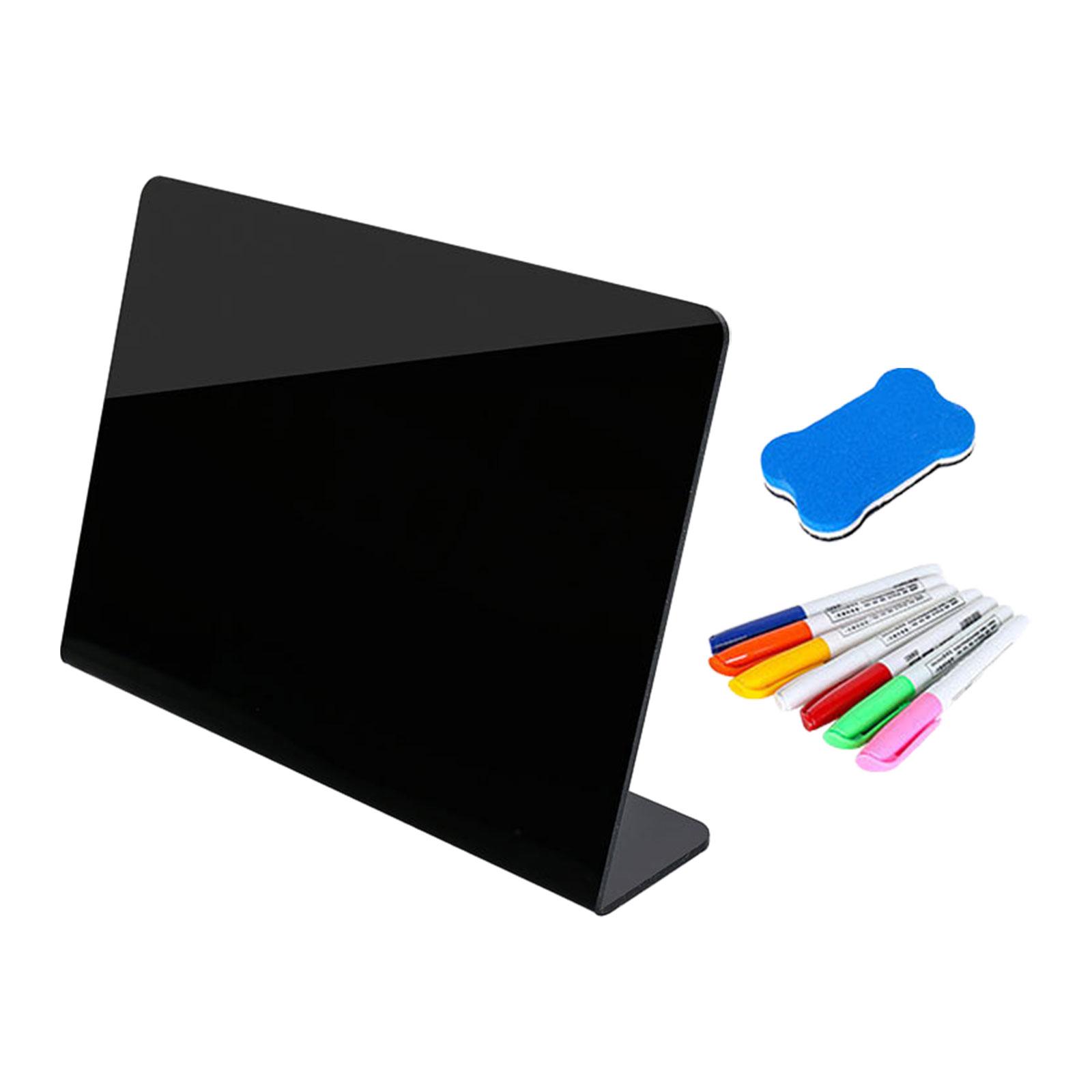 Ioensy - Mini Letrero De Pizarra Borrable Para Mensajes Familiares, Tienda, Exhibición De Carteles, Panadería A4