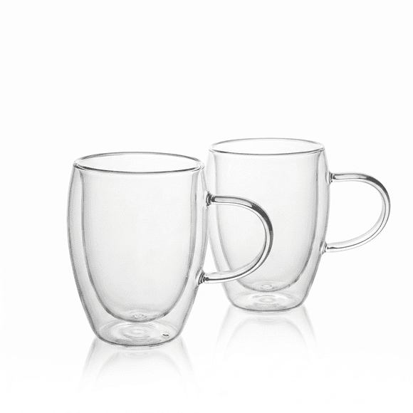 Set 2 Tazas Ice Tea Doble Pared Borosilicato 350Ml