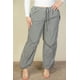 thumbnail image 1 of Saronite Pantalón Paracaídas con Cintura Elástica y Cordón Ajustable, Dos Bolsillos Delanteros, Color Gris Acero (para Mujer), 1 of 4