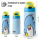 thumbnail image 2 of Tuxedo Sam Botella De Agua Con Tapa Pop Top De Un Toque, Acero Inoxidable, A Prueba De Fugas, Para Deportes, Botella Infantil Azul 12 oz, 2 of 6