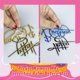 thumbnail image 3 of Adornos para tartas RASSLISA Happy Birthday, 36 unidades, acrílico, 3 of 7