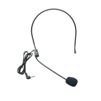 Bothyi - Micrófono Auriculares Con Cable Boom Para Entrevista Etapa Altavoz Instructor De Fitness Doble Vía