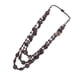 thumbnail image 2 of Collar hecho a mano de las mujeres concha de coco collar de cuentas de madera café, 2 of 5