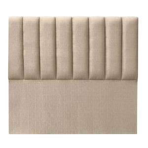 Espacio Hogar - Respaldo Tubular Vertical 1,5 Plazas Lino Beige