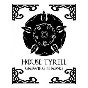 Rienda Libre Graphics - Decomural House Tyrell Game Of Thrones Ws-34183