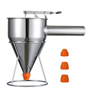 Bothyi - Dispensador De Masa Para Panqueques, Embudo Para Hornear, Herramienta Para Bolas De Pulpo, Muffins De Panqueques, 1200Ml