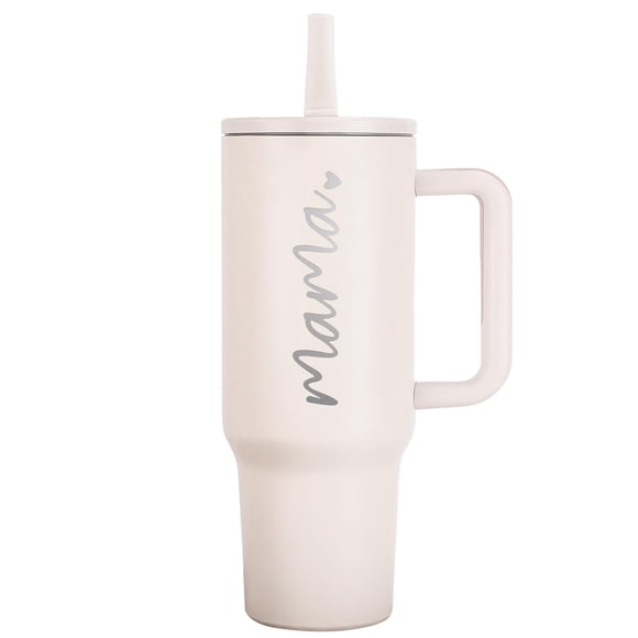 Vaso JETIKON Mama de 1183 ml con tapa y pajita para primera madre