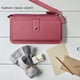 thumbnail image 3 of Cartera de mujer, cartera de mujer de piel sintética de gran capacidad., 3 of 5