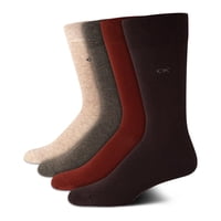 Calcetines De Vestir Calvin Klein En Mezcla De Algodón Suave Para Hombre De 7 A 12 Años, Color Marró