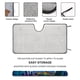 thumbnail image 2 of Hombre Perro Parasol para Parabrisas Delantero Protector Plegable, Visera Solar para Auto Bloquea Rayos UV Mantiene tu Vehículo Fresco 130cm*70cm, 2 of 6