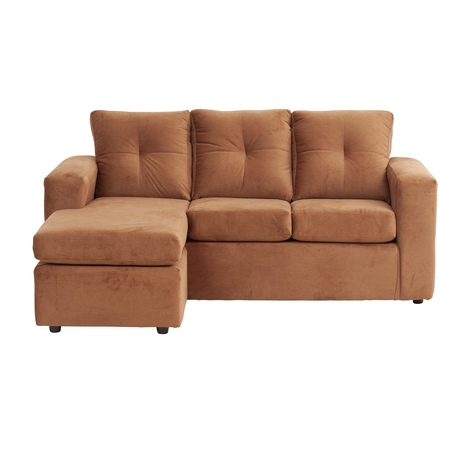 Muebles América - Seccional Emilia Felpa Tostado