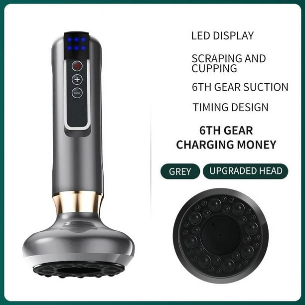 Rejuvenate Your Skin with Electric Cupping Massager Vacuum Suction Cup GuaSha and Infrared Heat Massager!