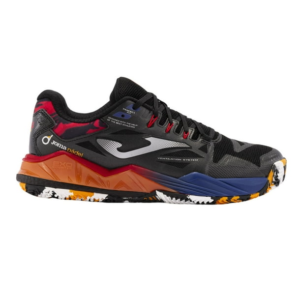 Zapatilla Pádel Hombre Spin 24 Negro Joma