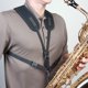 thumbnail image 5 of Arnés Neotech Super Black para saxofón alto y tenor, 5 of 6