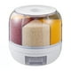thumbnail image 1 of Dispensador De Granos Giratorio 6 Compartimentos Hermetico Blanco, 1 of 5