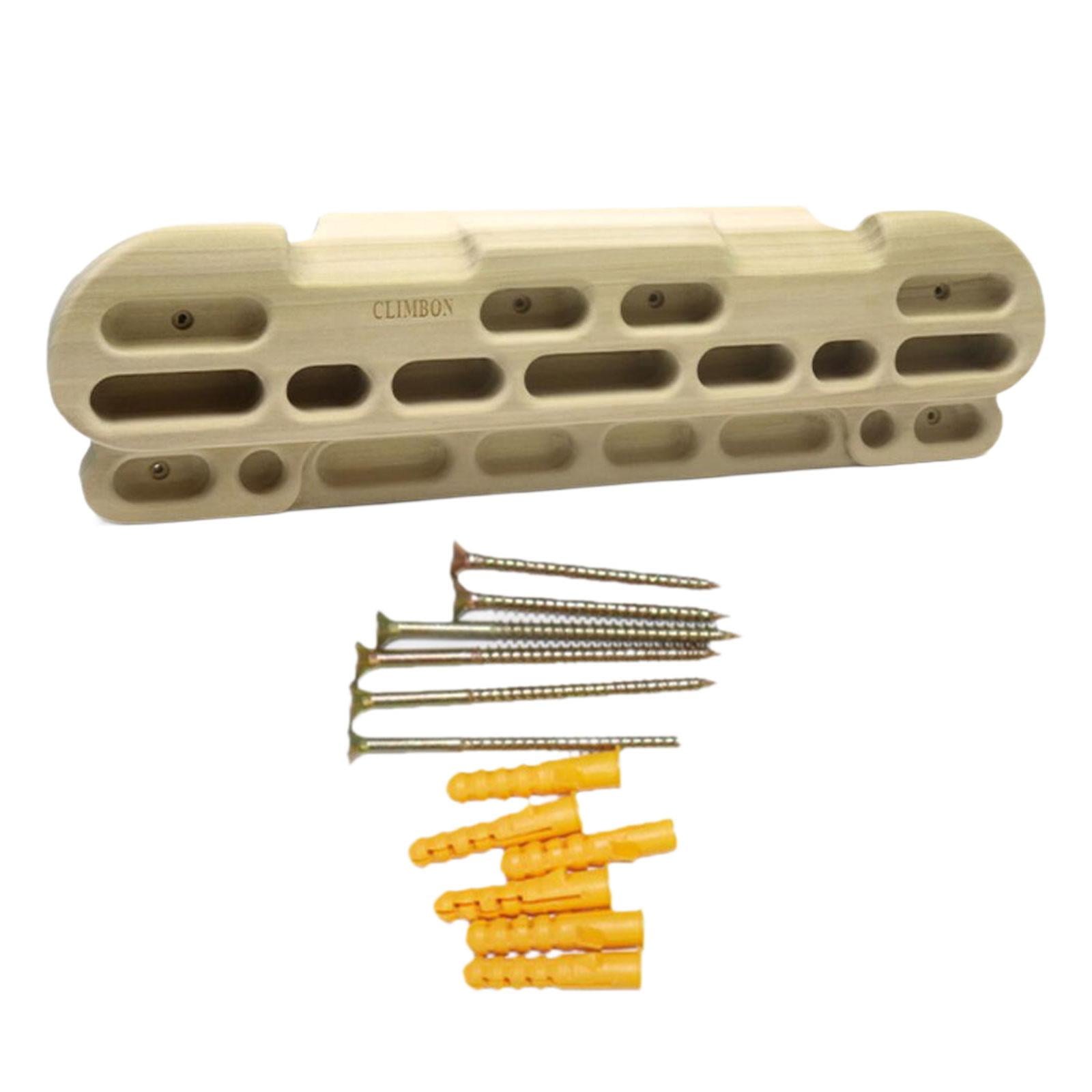 Magideal - Tabla Colgante De Escalada, Diapasón, Construcción De Fuerza Central, Entrenamiento De Fuerza De Tabla De Tracción Para Puerta De Pared Interior Hogar